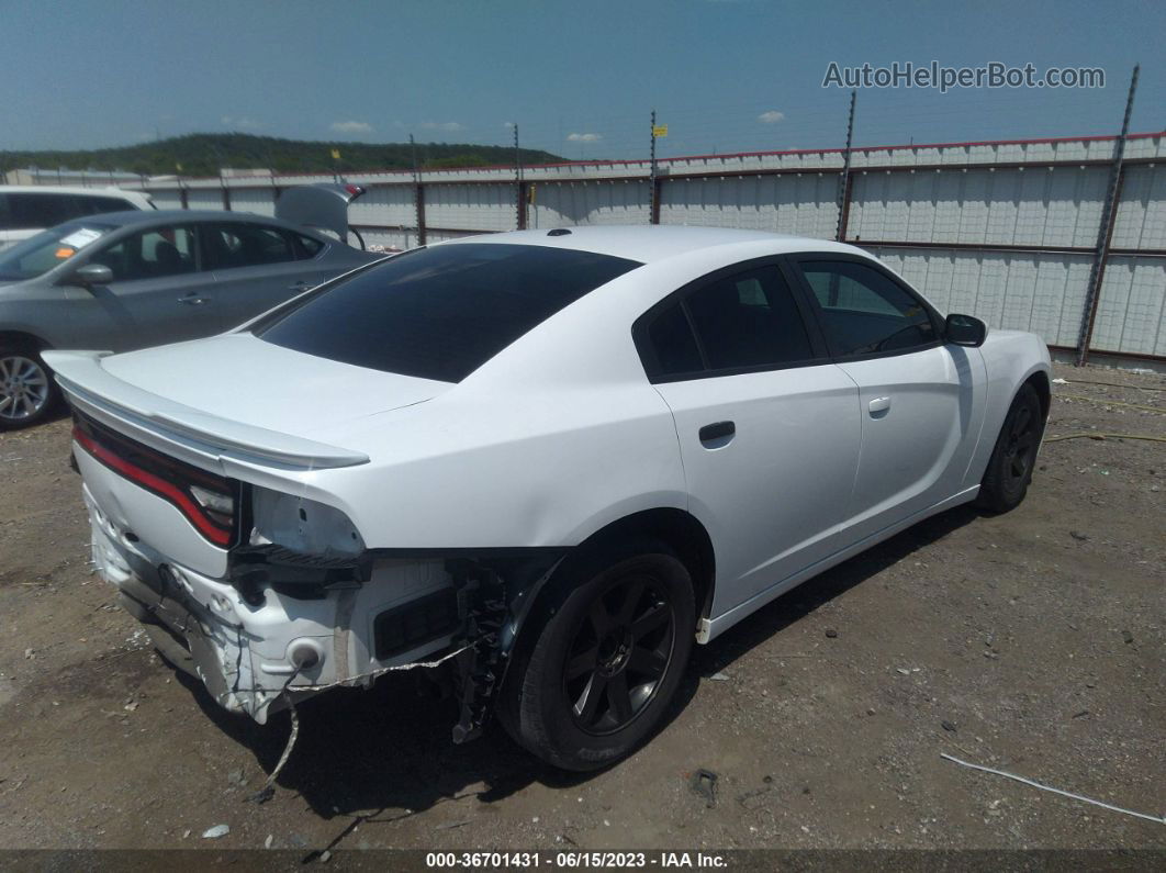 2016 Dodge Charger Sxt White vin: 2C3CDXHG5GH266443