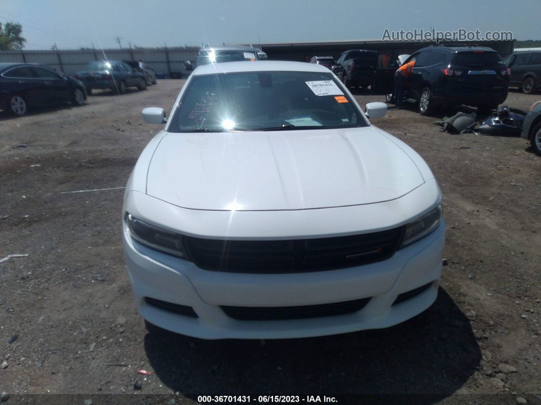 2016 Dodge Charger Sxt White vin: 2C3CDXHG5GH266443