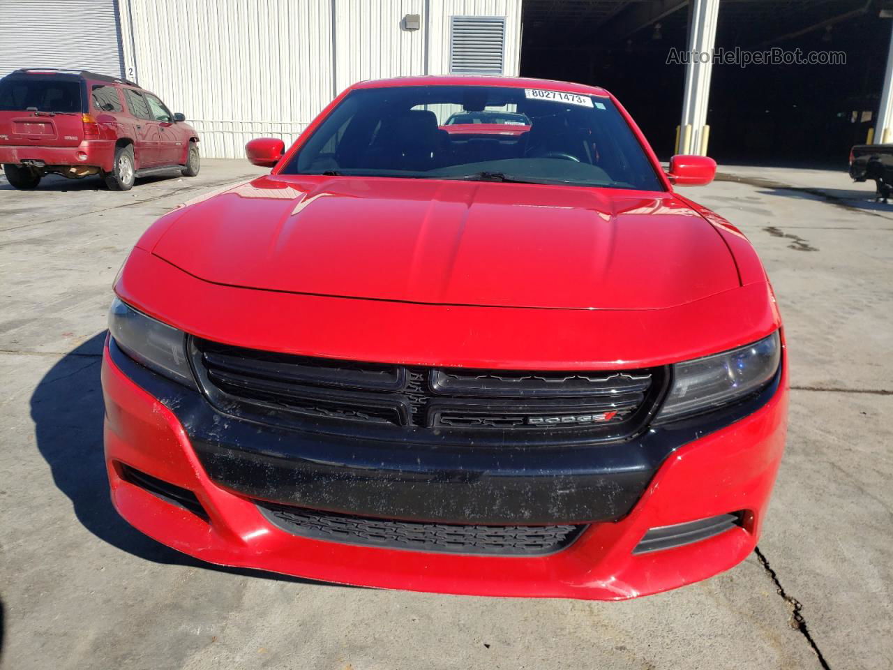 2016 Dodge Charger Sxt Red vin: 2C3CDXHG5GH292735