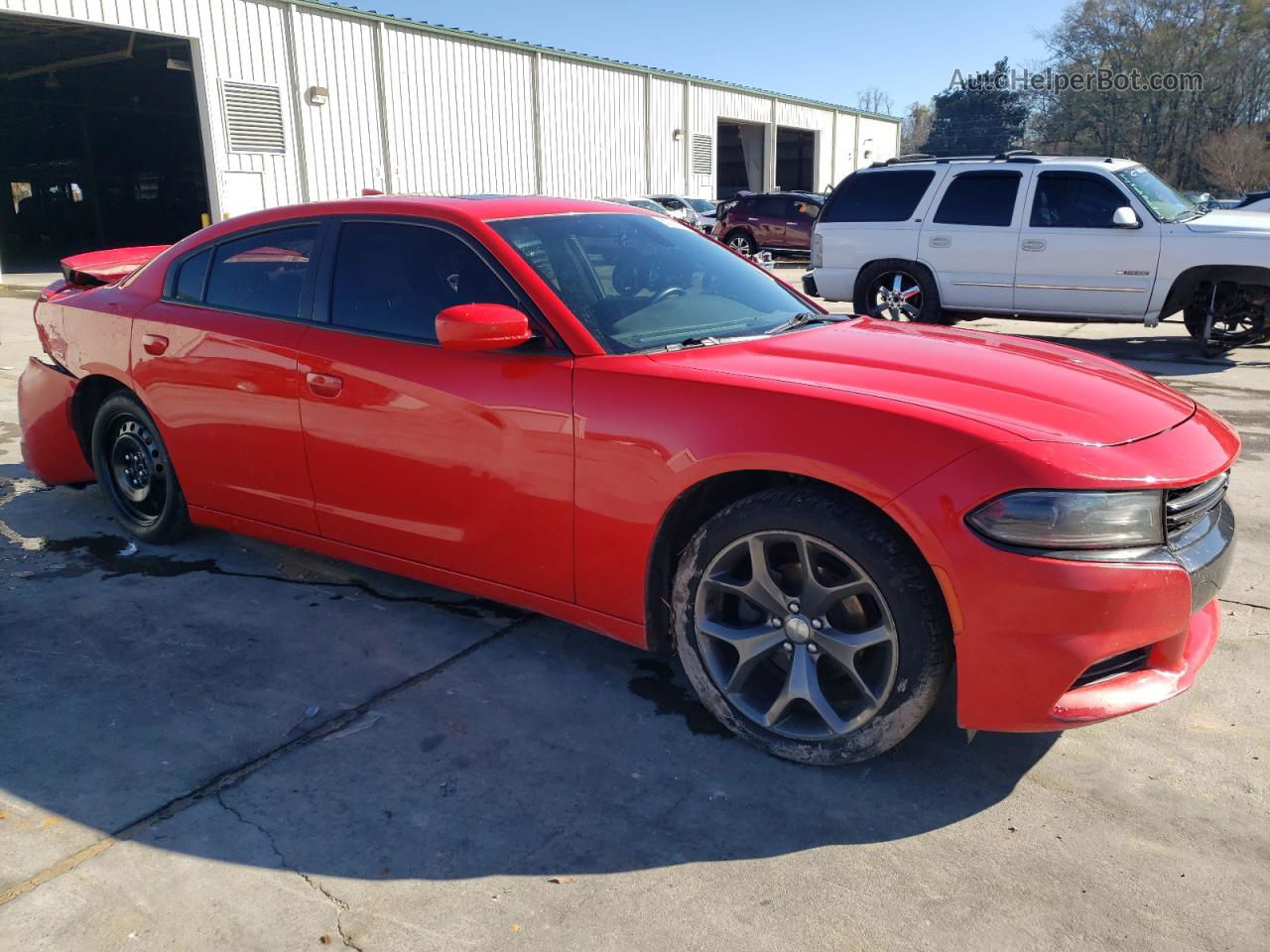 2016 Dodge Charger Sxt Красный vin: 2C3CDXHG5GH292735