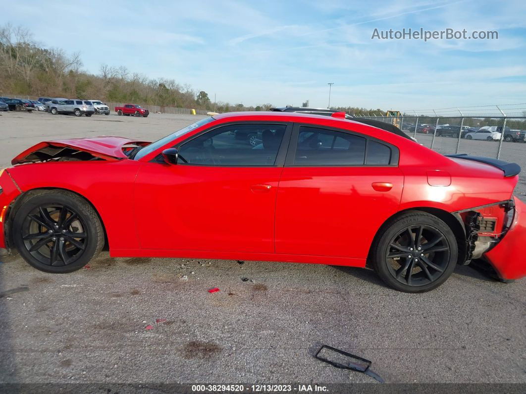 2016 Dodge Charger Sxt Orange vin: 2C3CDXHG5GH312837