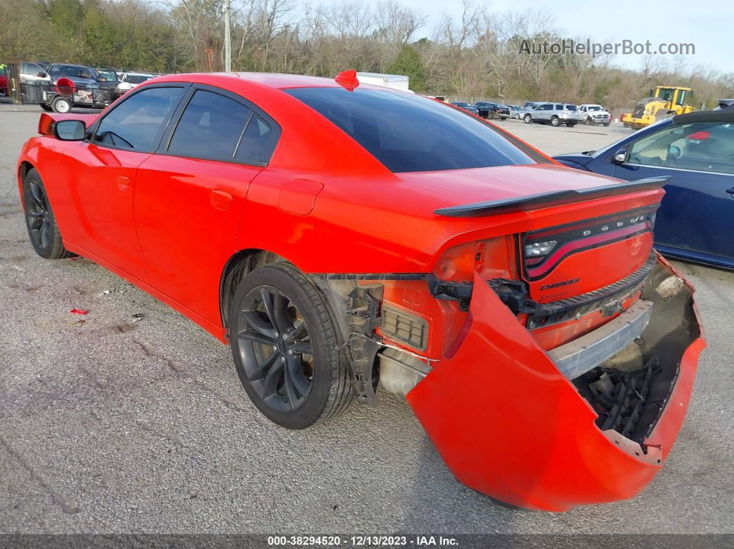 2016 Dodge Charger Sxt Orange vin: 2C3CDXHG5GH312837