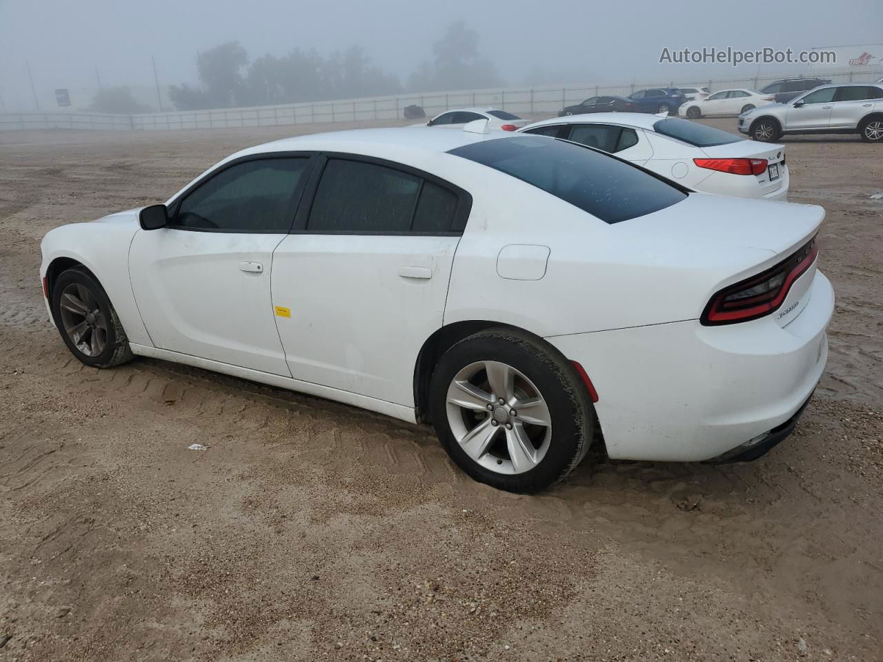 2016 Dodge Charger Sxt White vin: 2C3CDXHG5GH323854