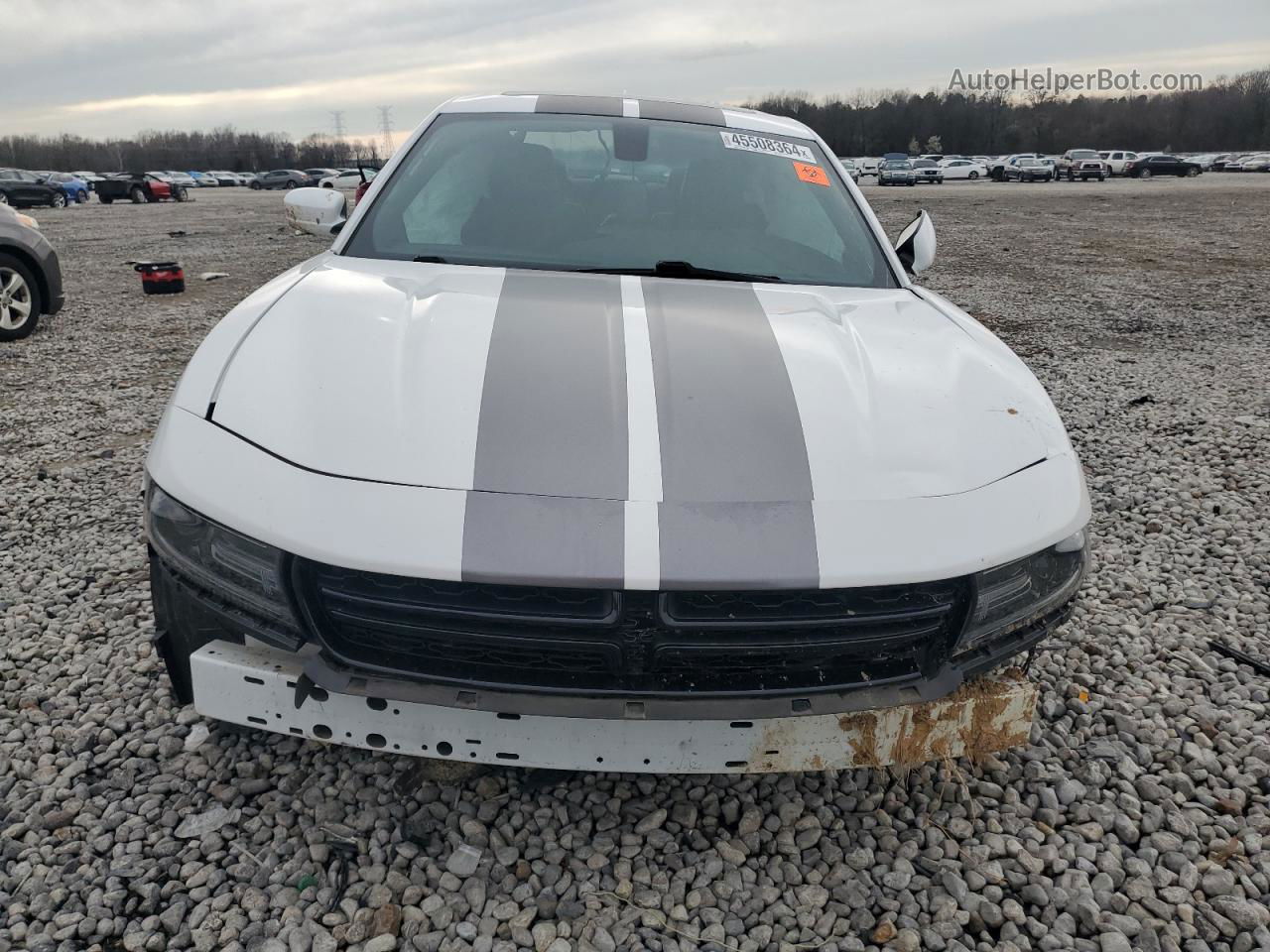 2017 Dodge Charger Sxt White vin: 2C3CDXHG5HH505071