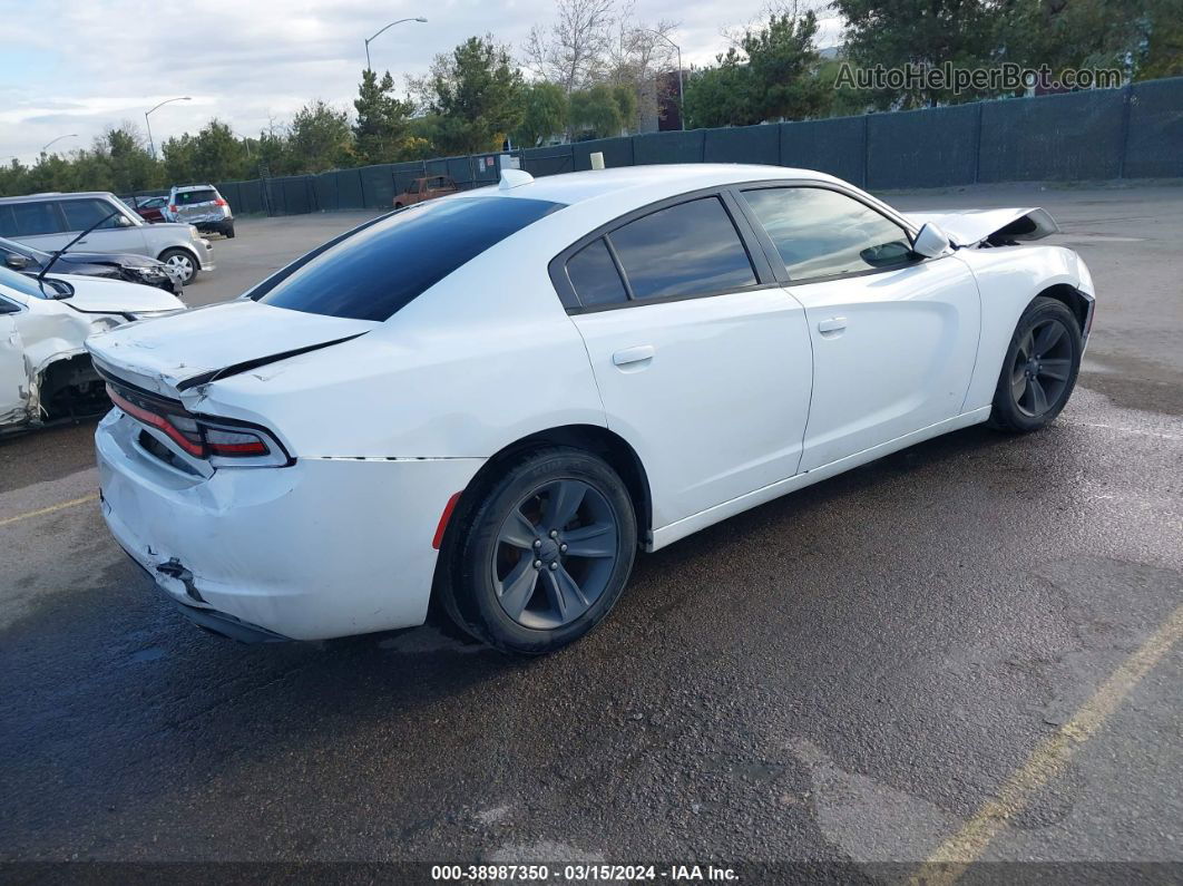 2017 Dodge Charger Sxt Rwd Белый vin: 2C3CDXHG5HH562256