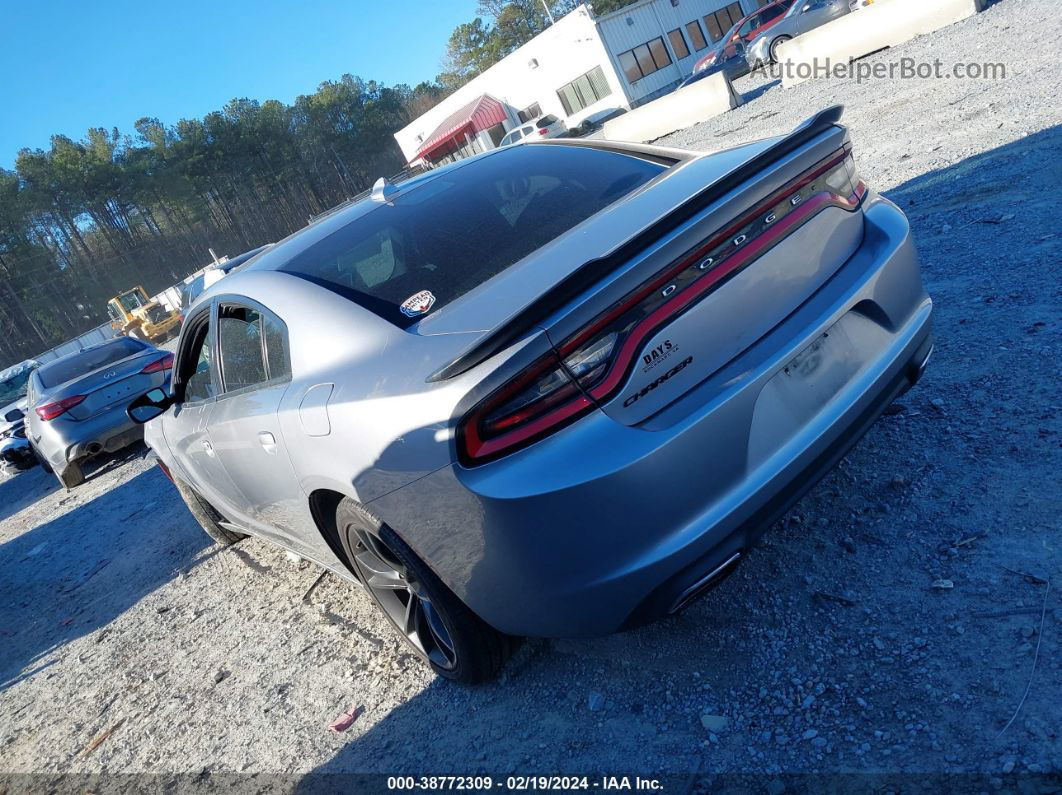 2017 Dodge Charger Sxt Rwd Gray vin: 2C3CDXHG5HH653110