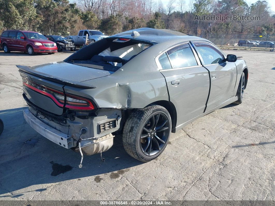 2018 Dodge Charger Sxt Plus Rwd Gray vin: 2C3CDXHG5JH119739