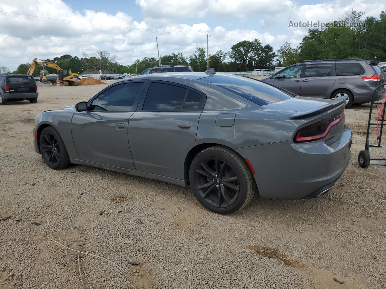 2018 Dodge Charger Sxt Plus Gray vin: 2C3CDXHG5JH152210