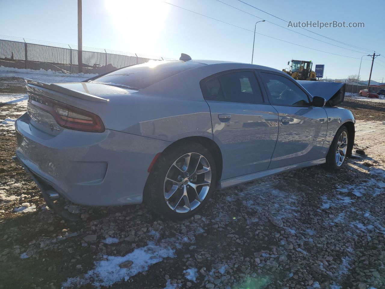 2021 Dodge Charger Gt Silver vin: 2C3CDXHG5MH506523