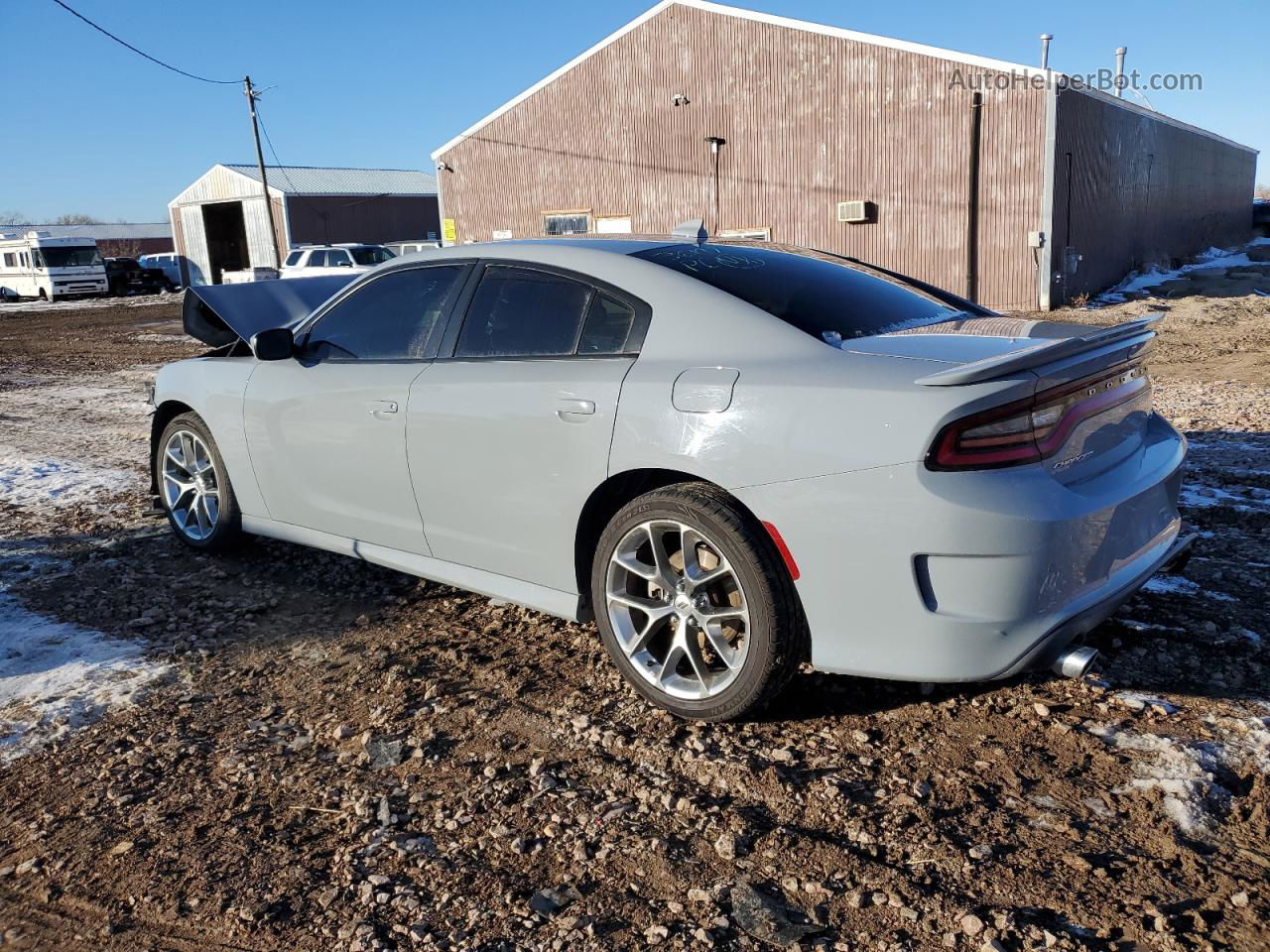 2021 Dodge Charger Gt Silver vin: 2C3CDXHG5MH506523