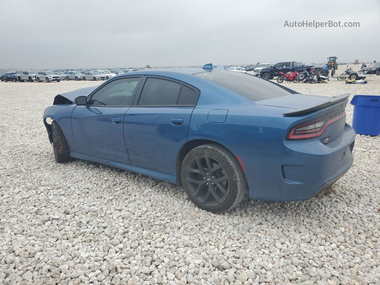 2021 Dodge Charger Gt Синий vin: 2C3CDXHG5MH532099