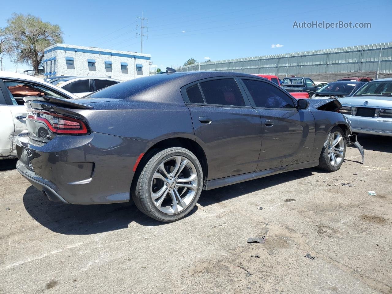 2021 Dodge Charger Gt Black vin: 2C3CDXHG5MH575423