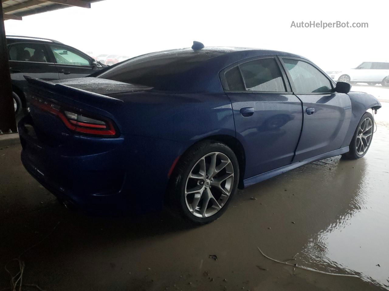 2021 Dodge Charger Gt Blue vin: 2C3CDXHG5MH581531