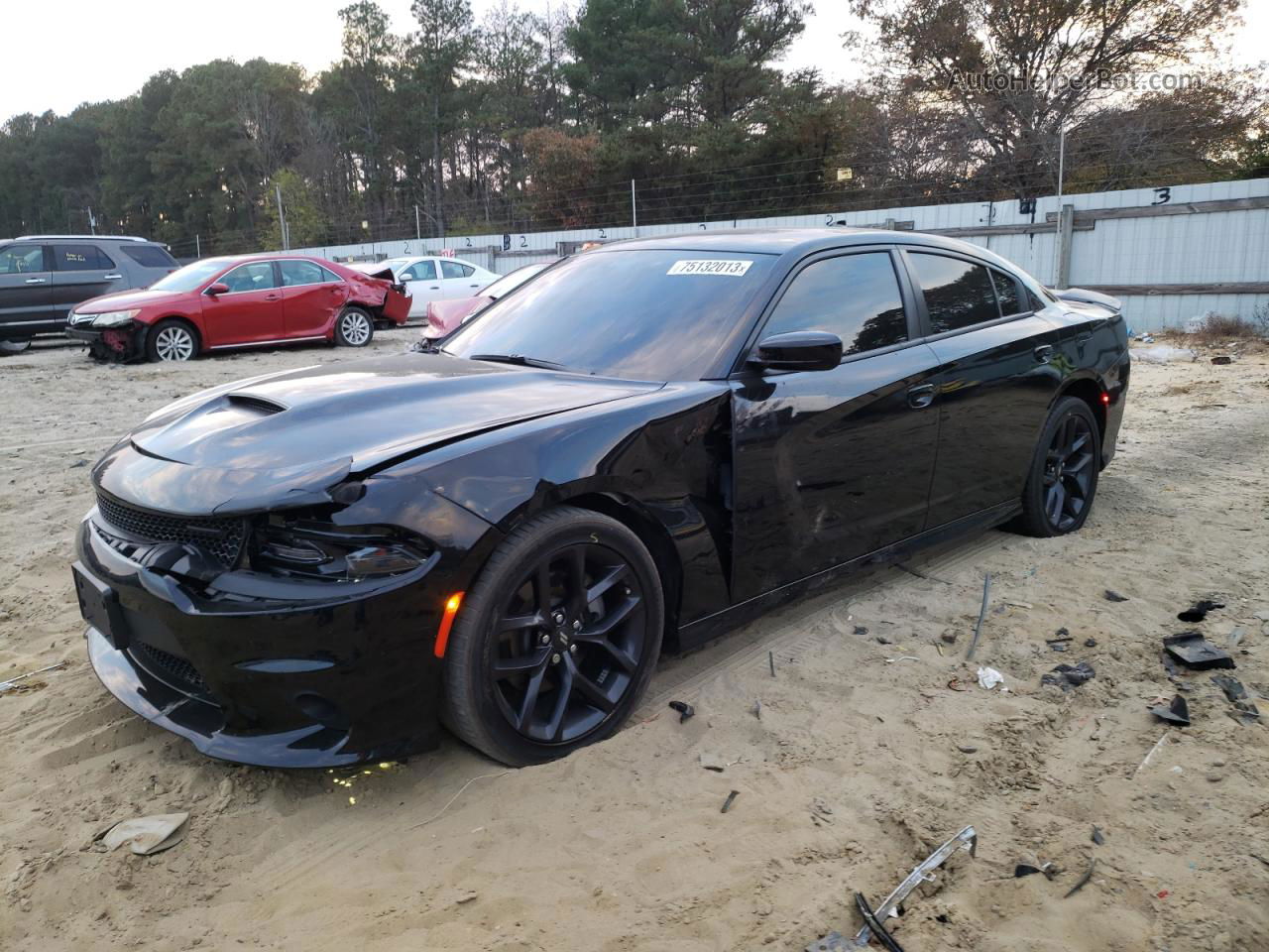 2021 Dodge Charger Gt Black vin: 2C3CDXHG5MH612258