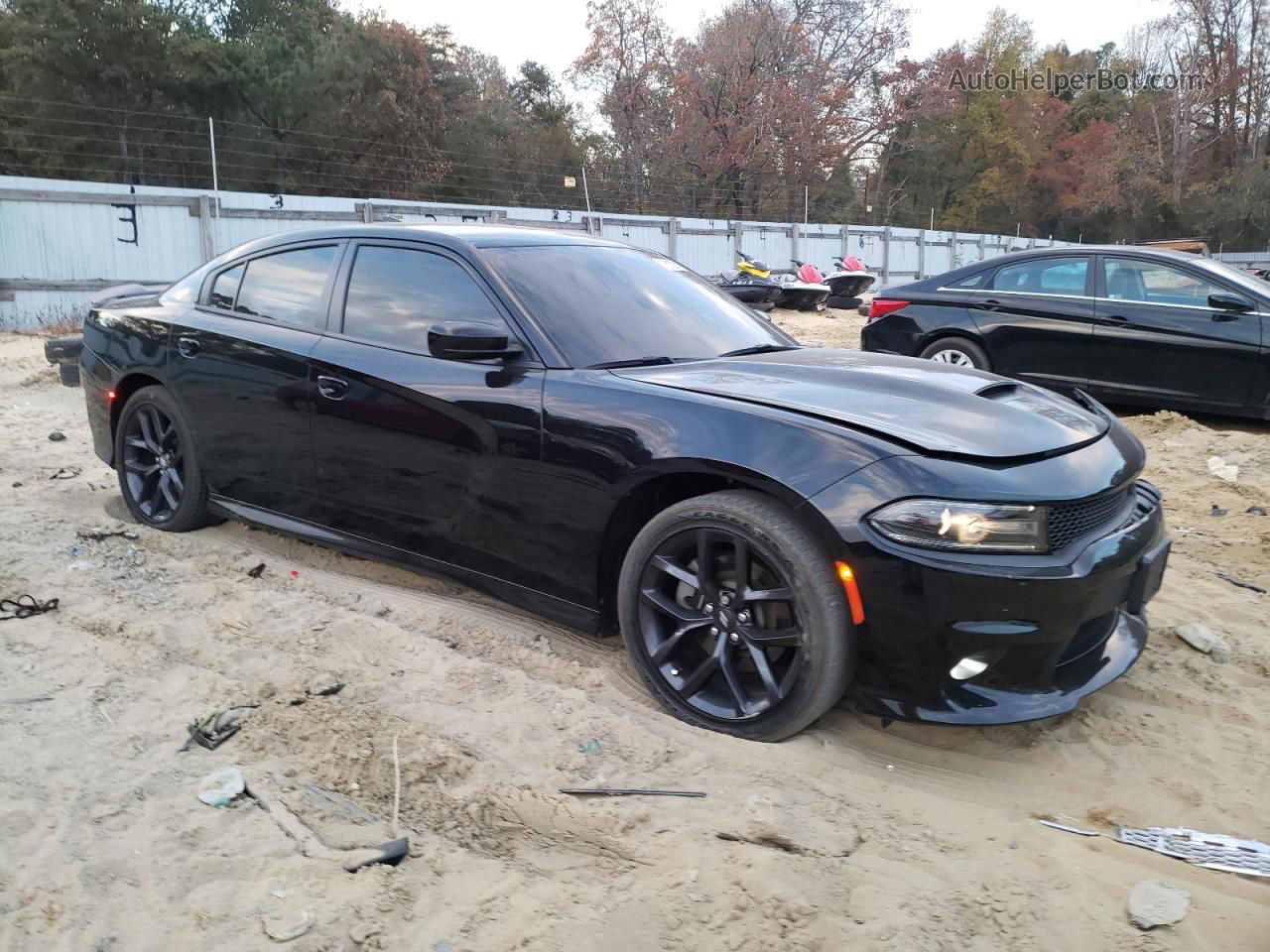 2021 Dodge Charger Gt Black vin: 2C3CDXHG5MH612258