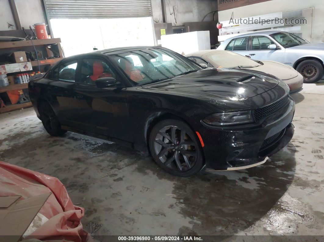 2021 Dodge Charger Gt Rwd Black vin: 2C3CDXHG5MH616245