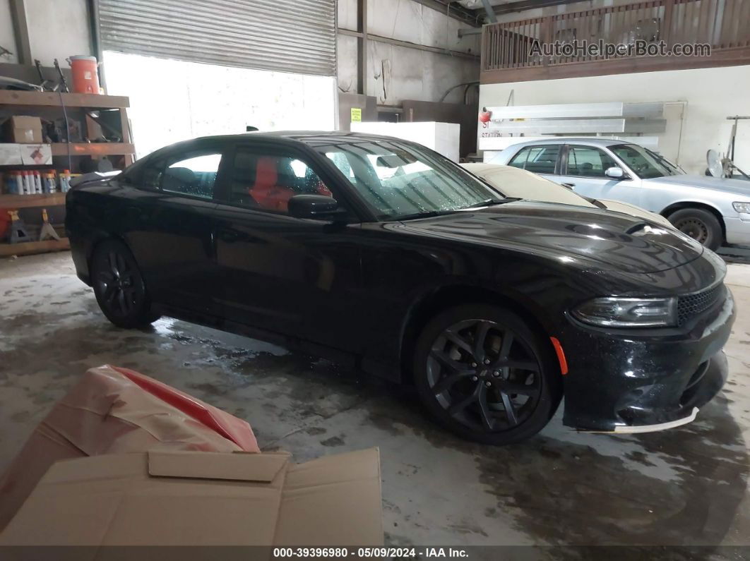 2021 Dodge Charger Gt Rwd Black vin: 2C3CDXHG5MH616245