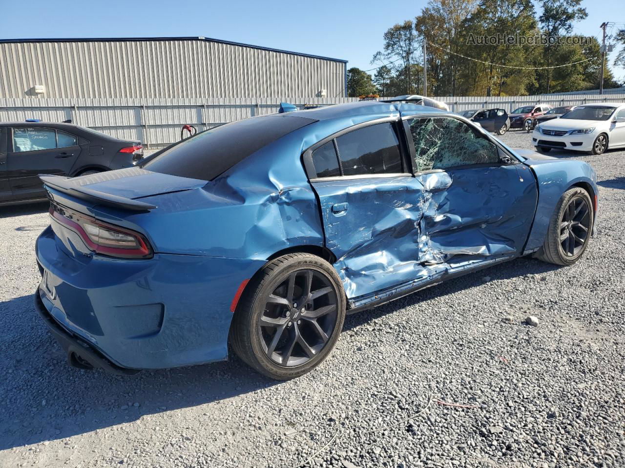 2021 Dodge Charger Gt Blue vin: 2C3CDXHG5MH644272