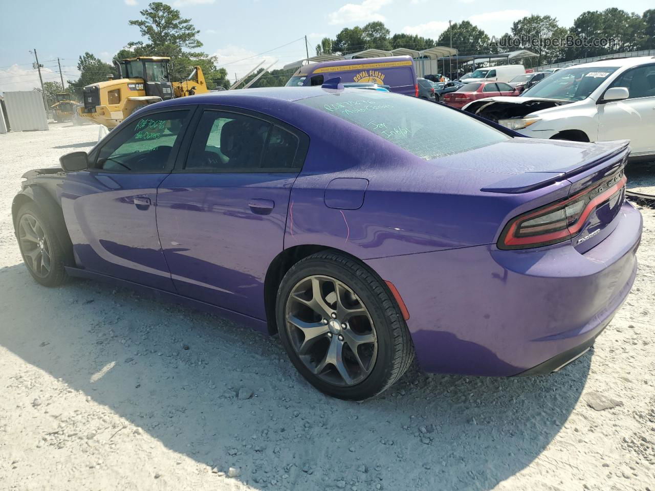 2016 Dodge Charger Sxt Purple vin: 2C3CDXHG6GH205117