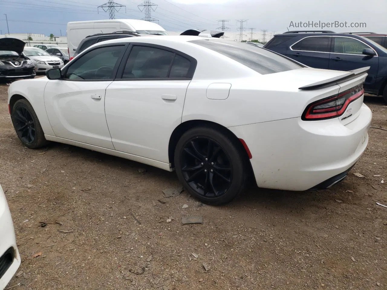 2016 Dodge Charger Sxt Белый vin: 2C3CDXHG6GH246881