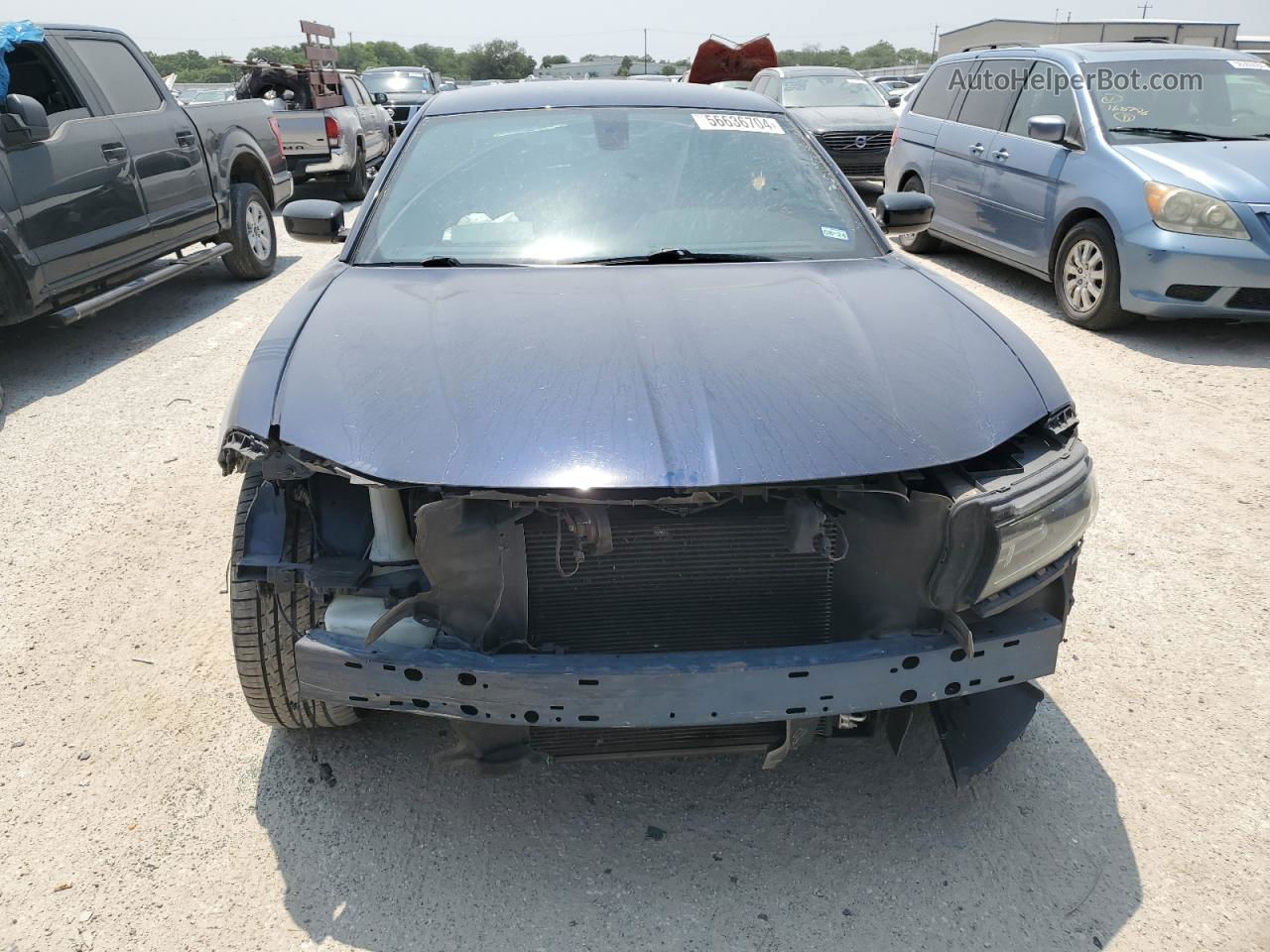 2016 Dodge Charger Sxt Blue vin: 2C3CDXHG6GH312801