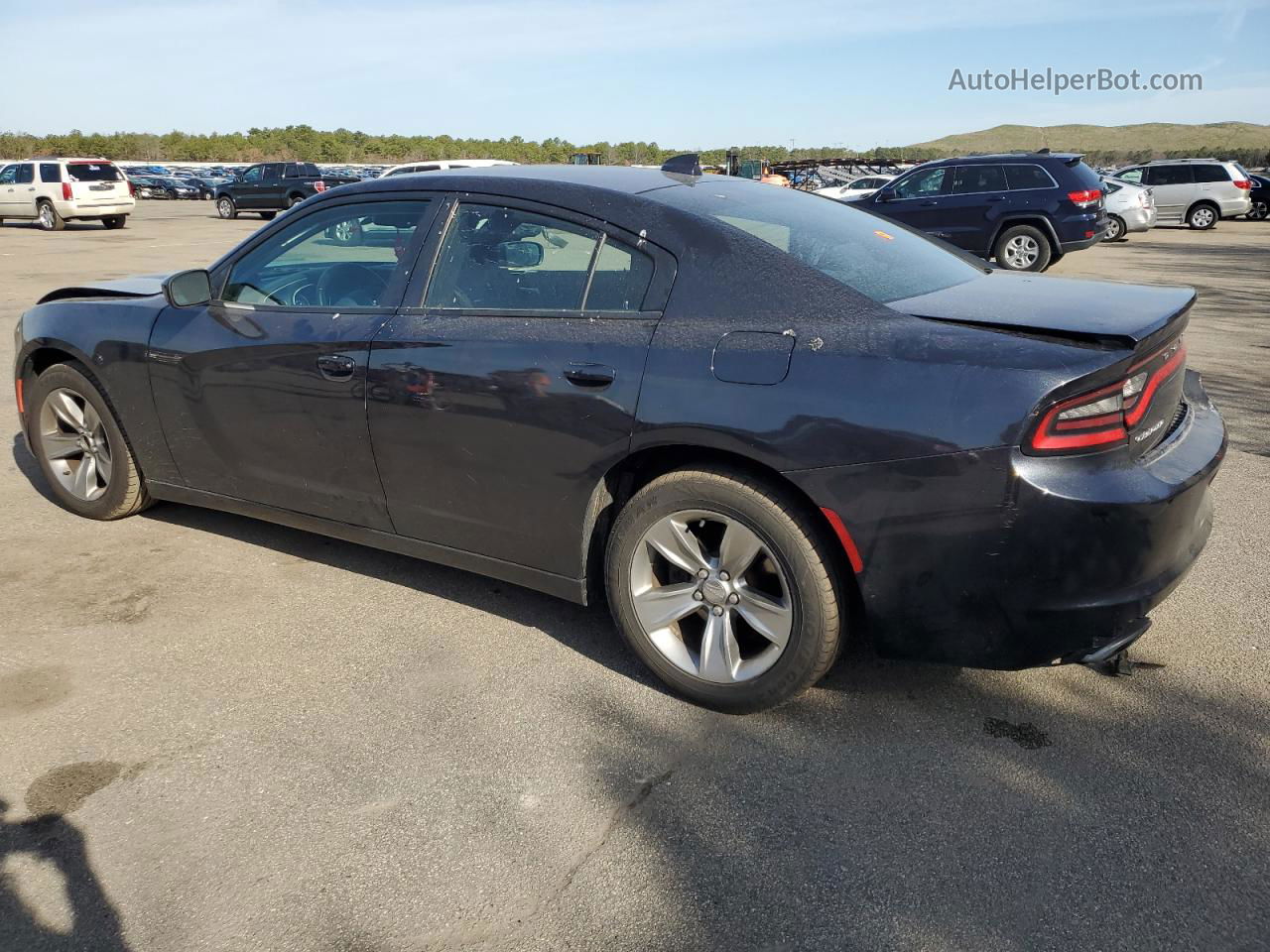 2016 Dodge Charger Sxt Gray vin: 2C3CDXHG6GH317903