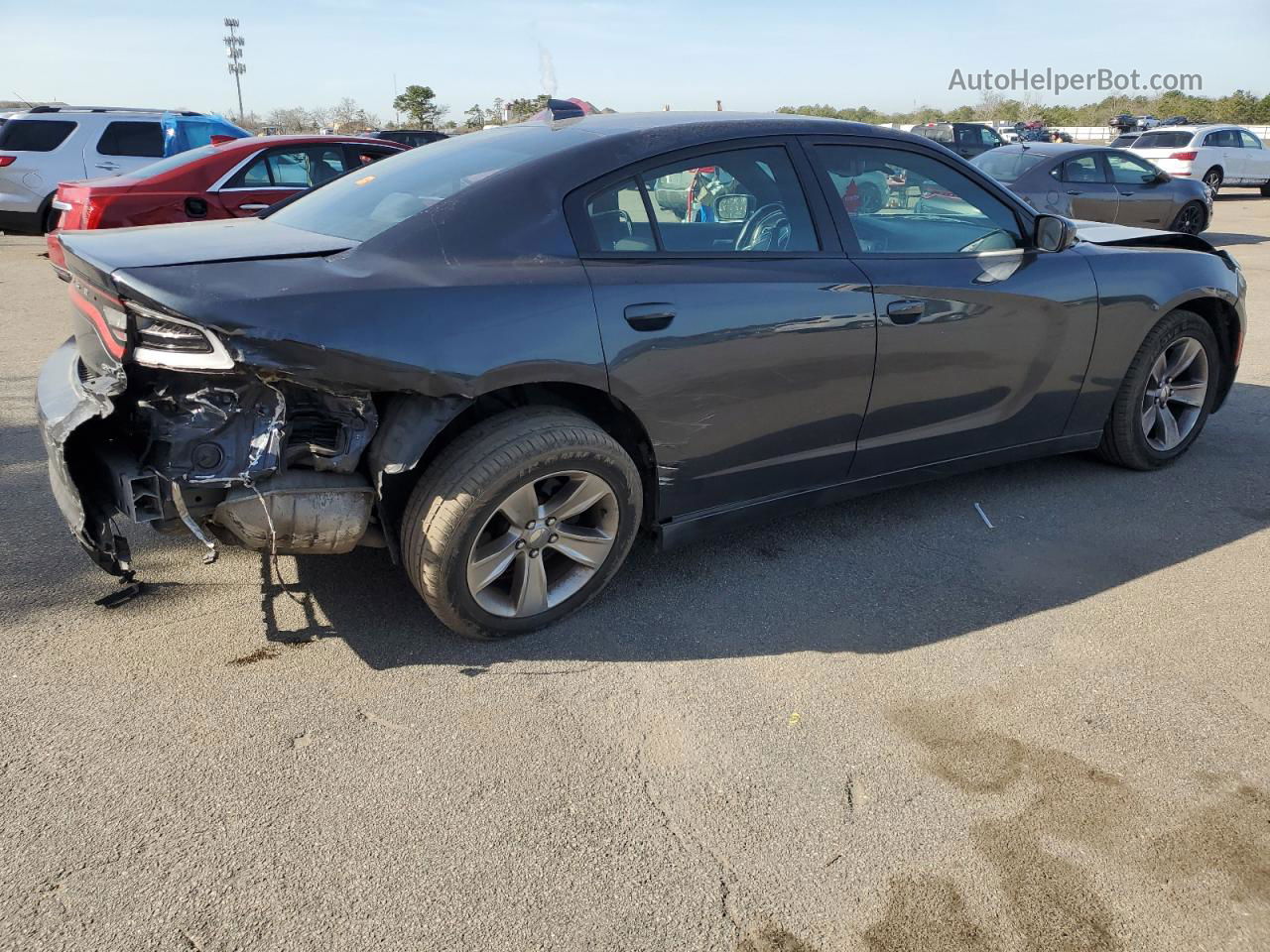 2016 Dodge Charger Sxt Серый vin: 2C3CDXHG6GH317903