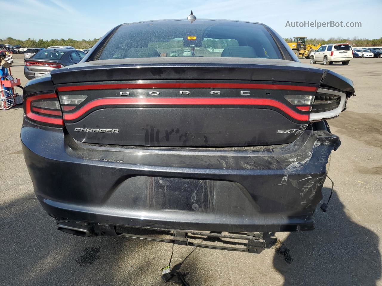 2016 Dodge Charger Sxt Gray vin: 2C3CDXHG6GH317903