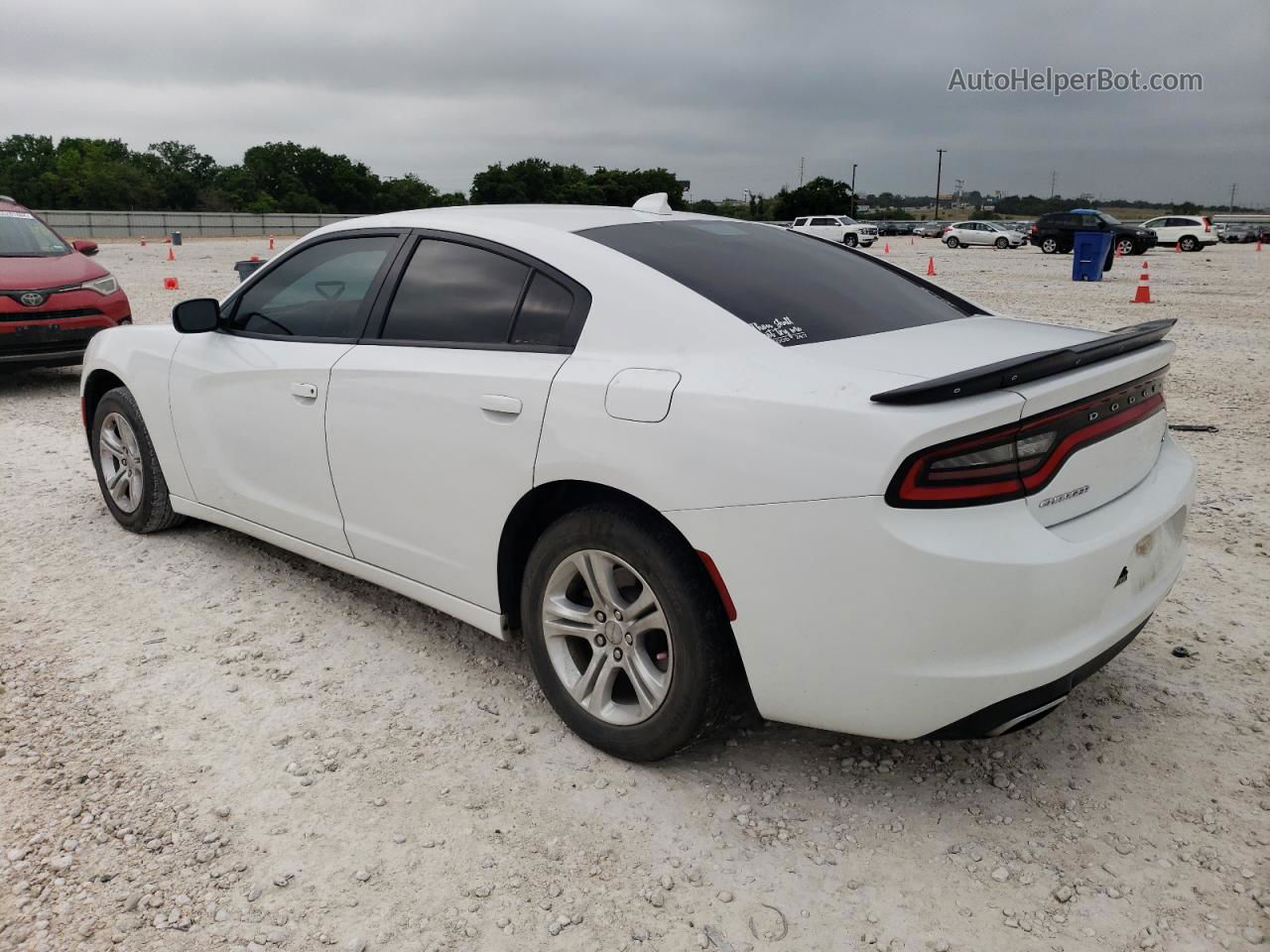 2017 Dodge Charger Sxt White vin: 2C3CDXHG6HH522882