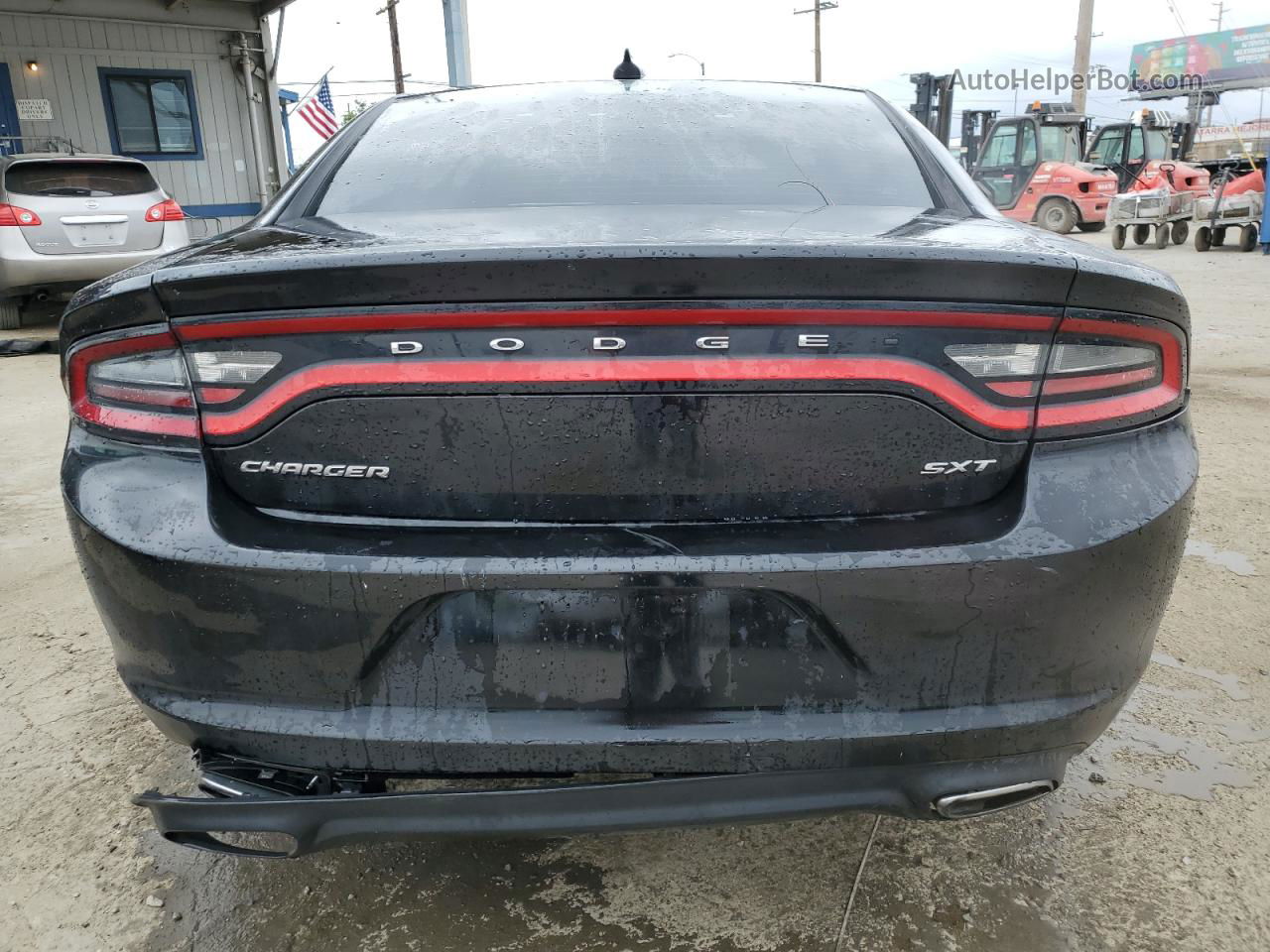 2017 Dodge Charger Sxt Black vin: 2C3CDXHG6HH524230