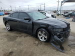 2017 Dodge Charger Sxt Black vin: 2C3CDXHG6HH524230