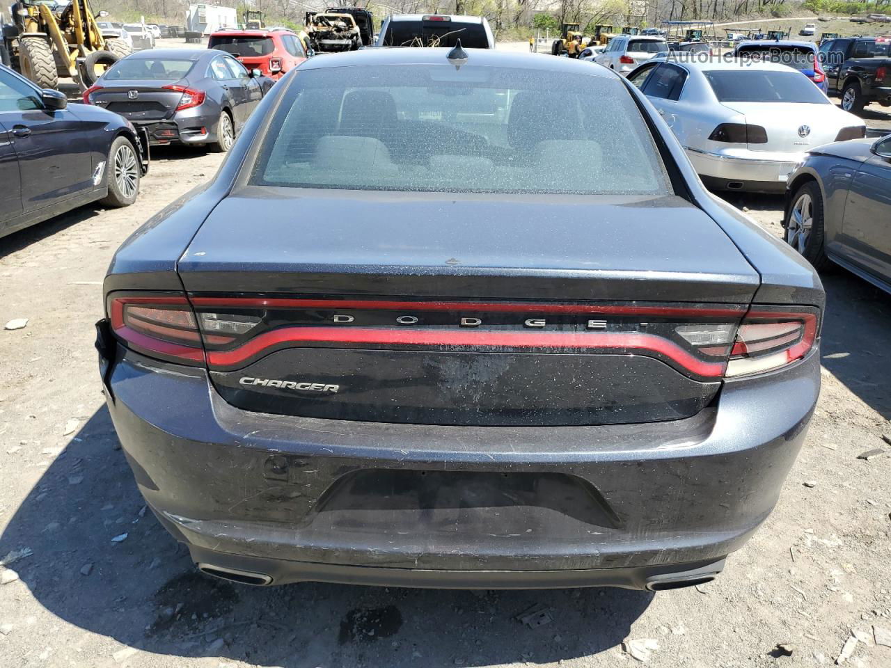 2017 Dodge Charger Sxt Gray vin: 2C3CDXHG6HH562802