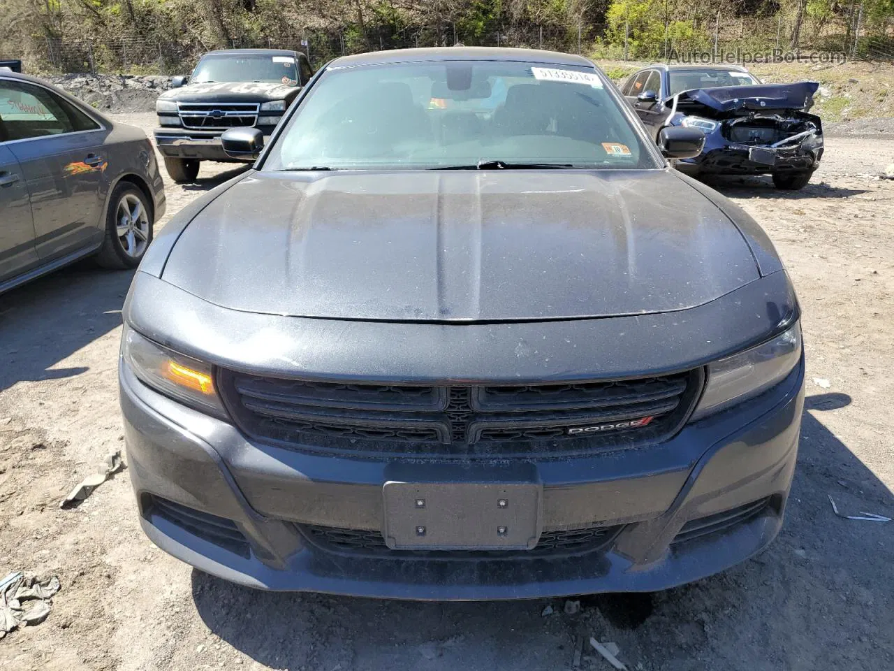 2017 Dodge Charger Sxt Серый vin: 2C3CDXHG6HH562802