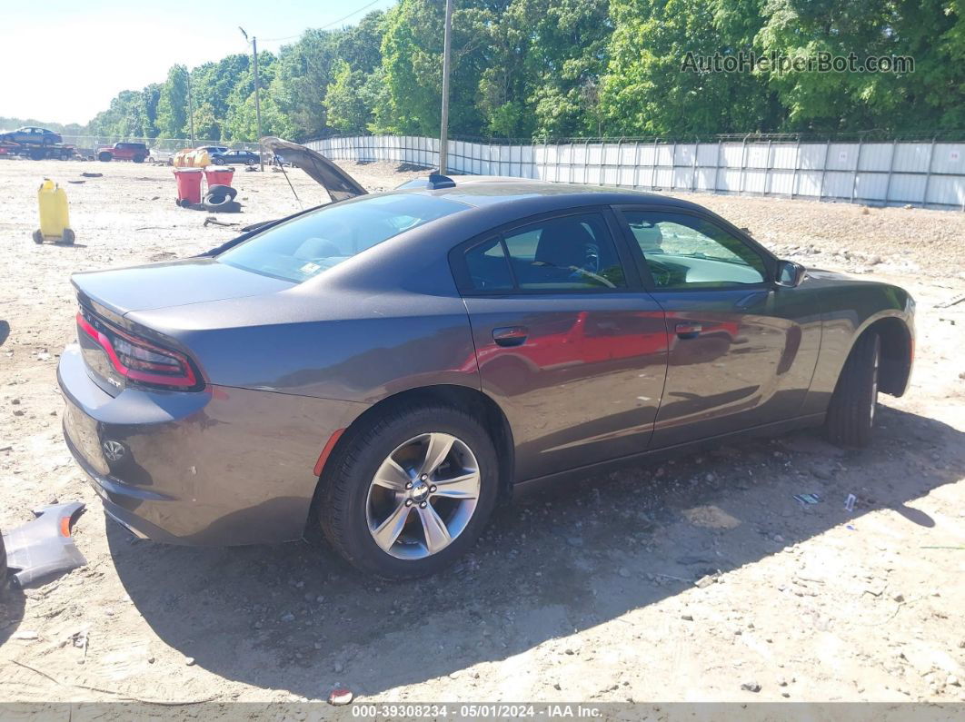 2017 Dodge Charger Sxt Rwd Серый vin: 2C3CDXHG6HH595217