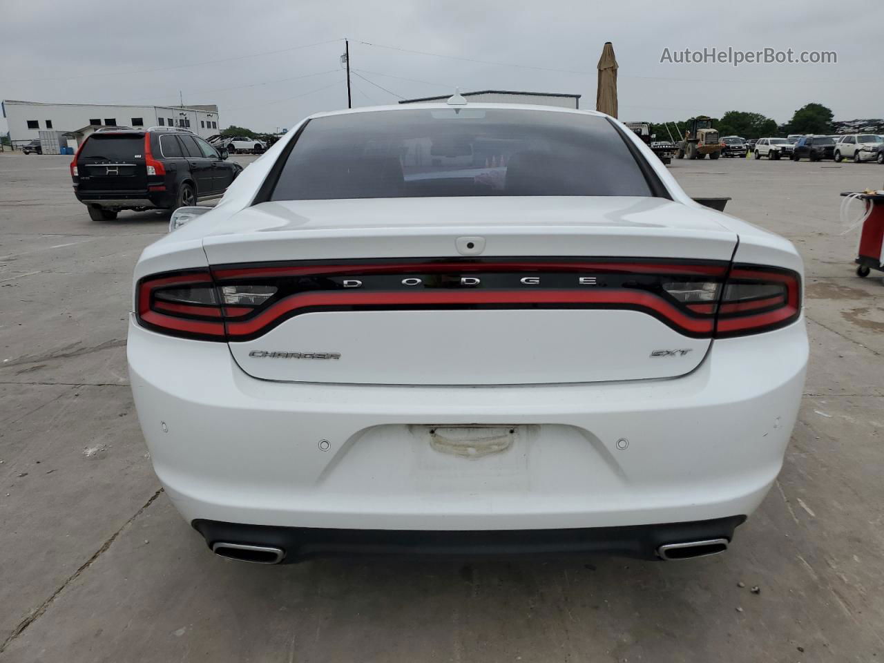 2018 Dodge Charger Sxt Plus White vin: 2C3CDXHG6JH113335