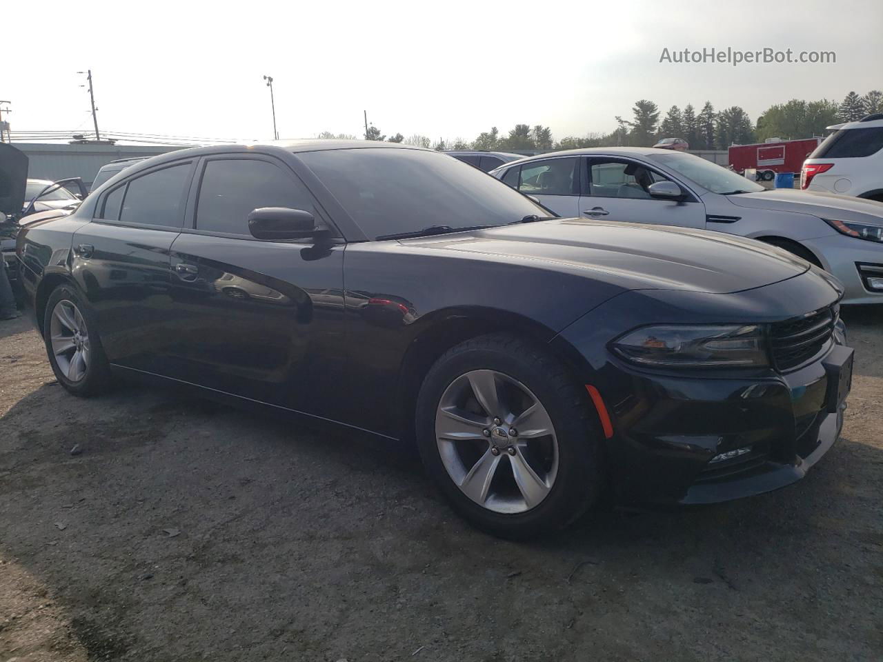 2018 Dodge Charger Sxt Plus Черный vin: 2C3CDXHG6JH125131