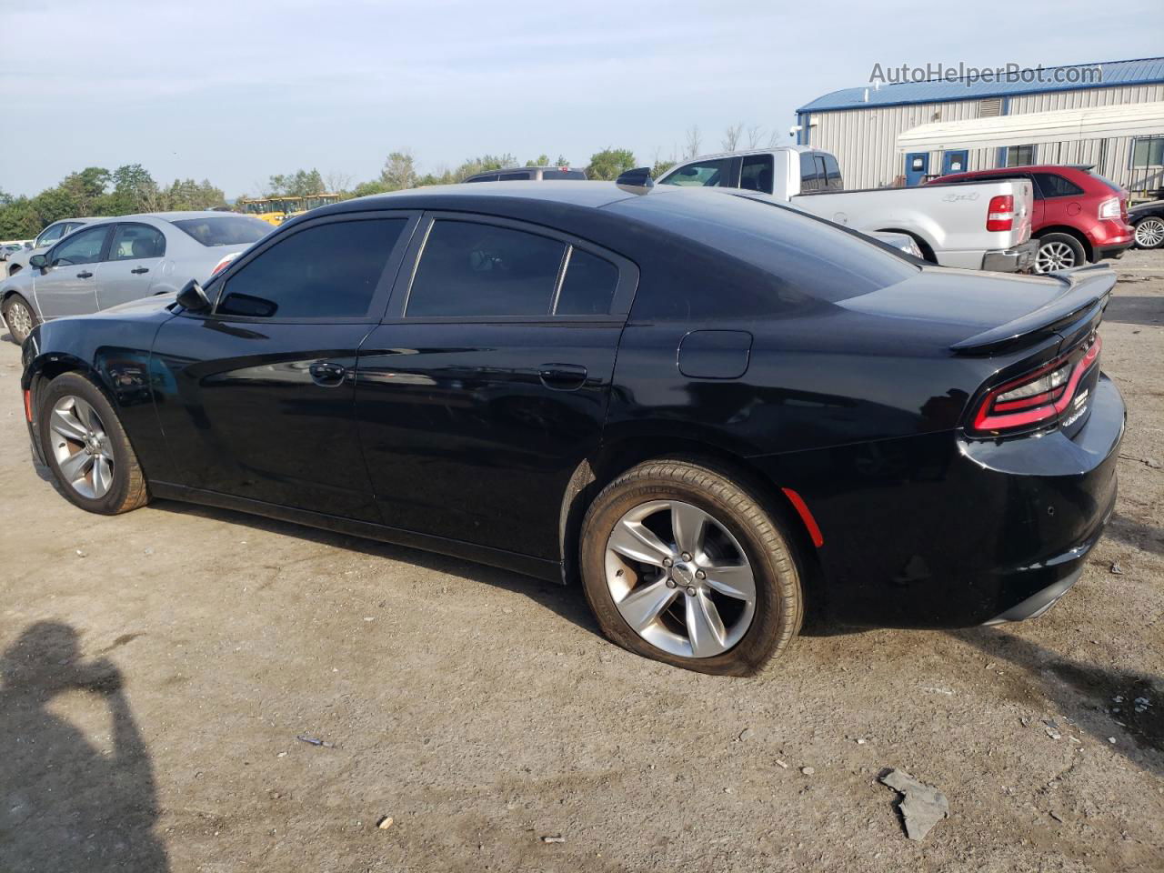 2018 Dodge Charger Sxt Plus Black vin: 2C3CDXHG6JH125131