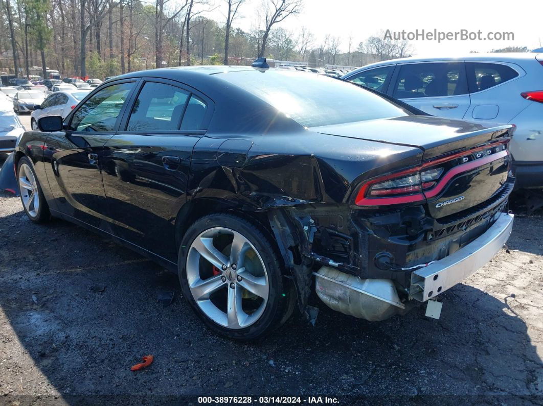 2018 Dodge Charger Sxt Plus Rwd Black vin: 2C3CDXHG6JH185944