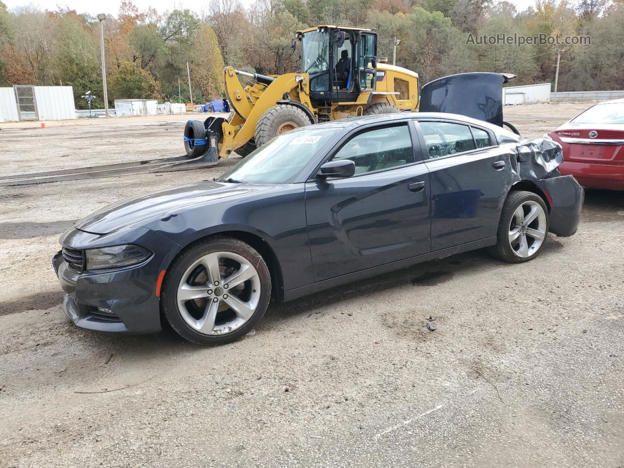 2018 Dodge Charger Sxt Plus Угольный vin: 2C3CDXHG6JH235838