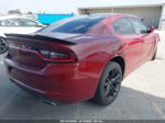 2018 Dodge Charger Sxt Plus Rwd Burgundy vin: 2C3CDXHG6JH319254