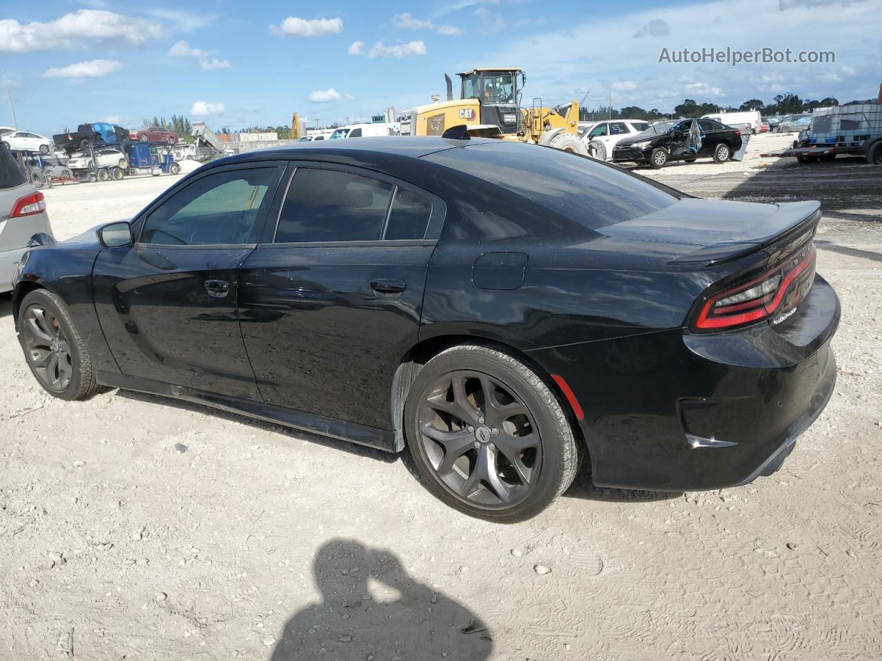 2018 Dodge Charger Sxt Plus Черный vin: 2C3CDXHG6JH325569