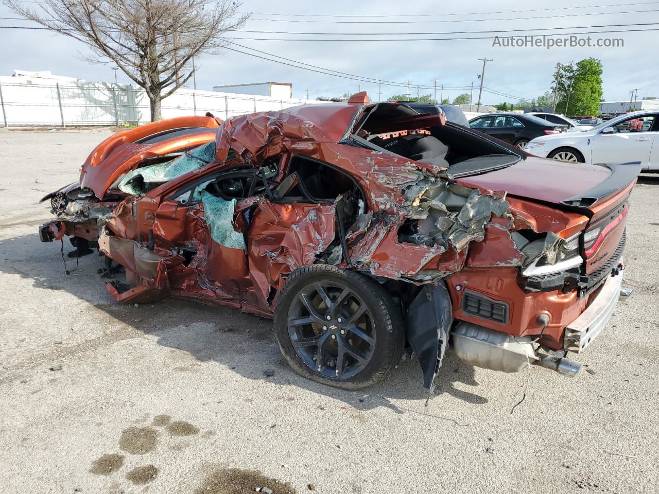 2021 Dodge Charger Gt Orange vin: 2C3CDXHG6MH648539