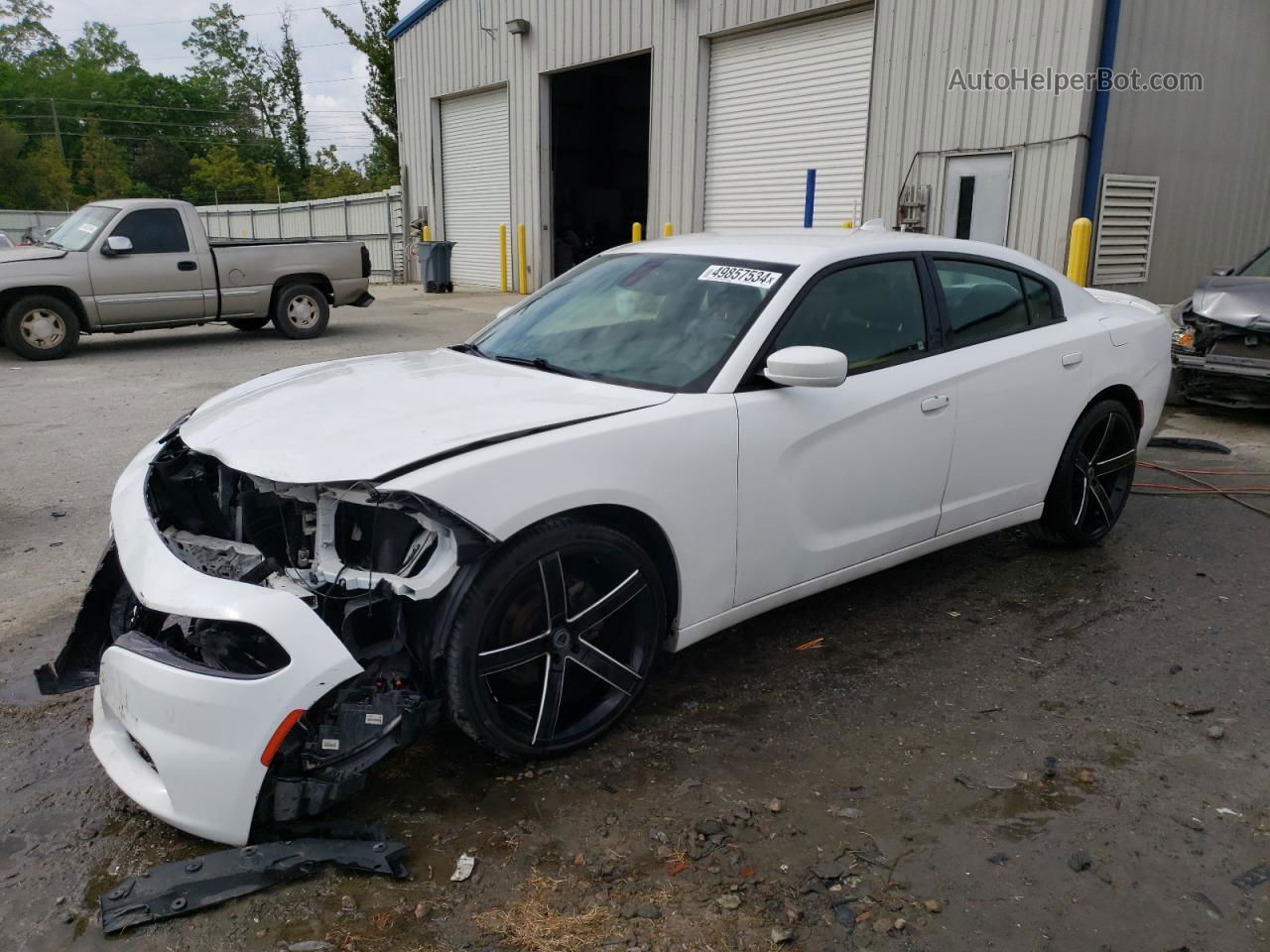 2016 Dodge Charger Sxt Белый vin: 2C3CDXHG7GH110405