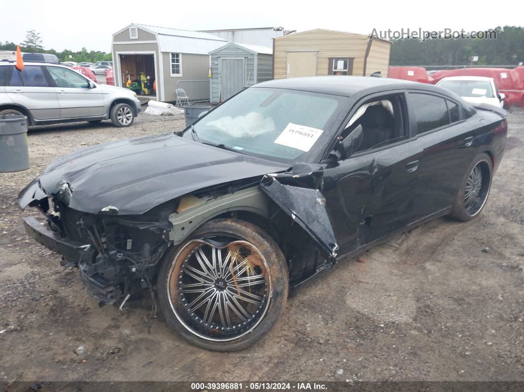 2016 Dodge Charger Sxt Black vin: 2C3CDXHG7GH234917