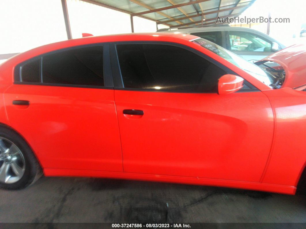 2016 Dodge Charger Sxt Orange vin: 2C3CDXHG7GH293160