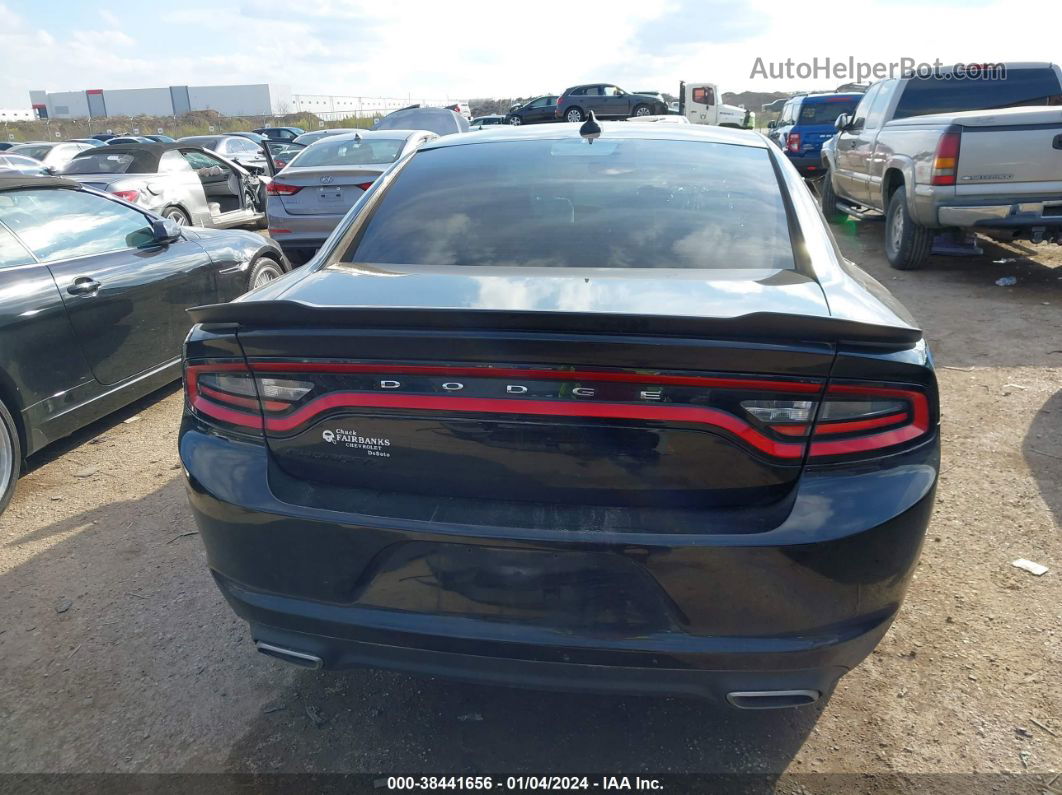 2017 Dodge Charger Sxt Rwd Черный vin: 2C3CDXHG7HH520655