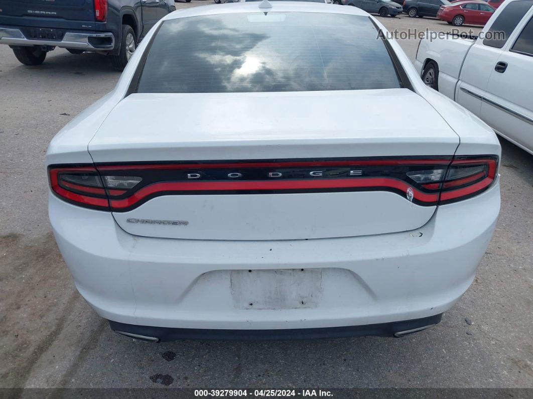 2017 Dodge Charger Sxt Rwd White vin: 2C3CDXHG7HH562162