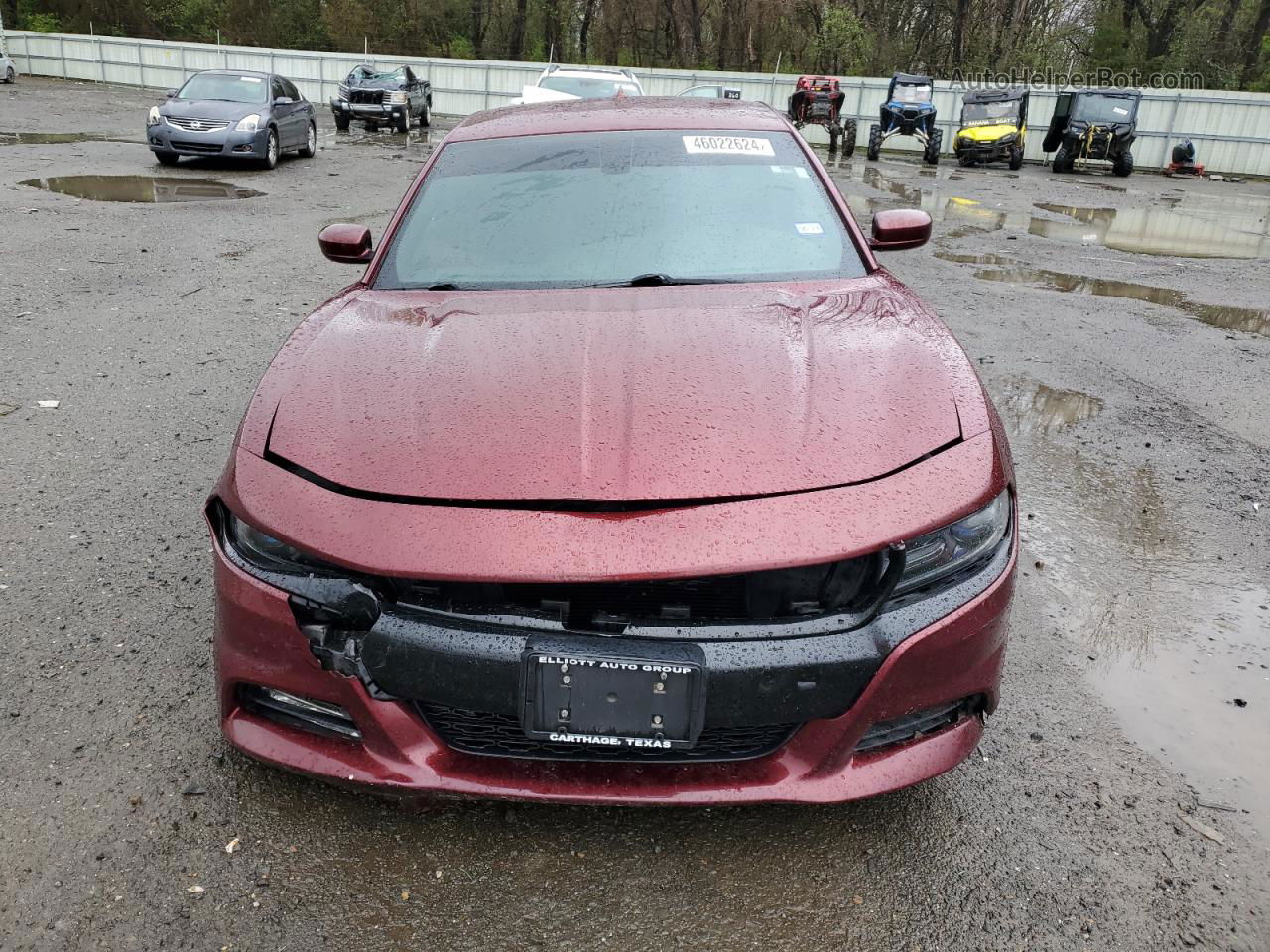 2017 Dodge Charger Sxt Burgundy vin: 2C3CDXHG7HH595842