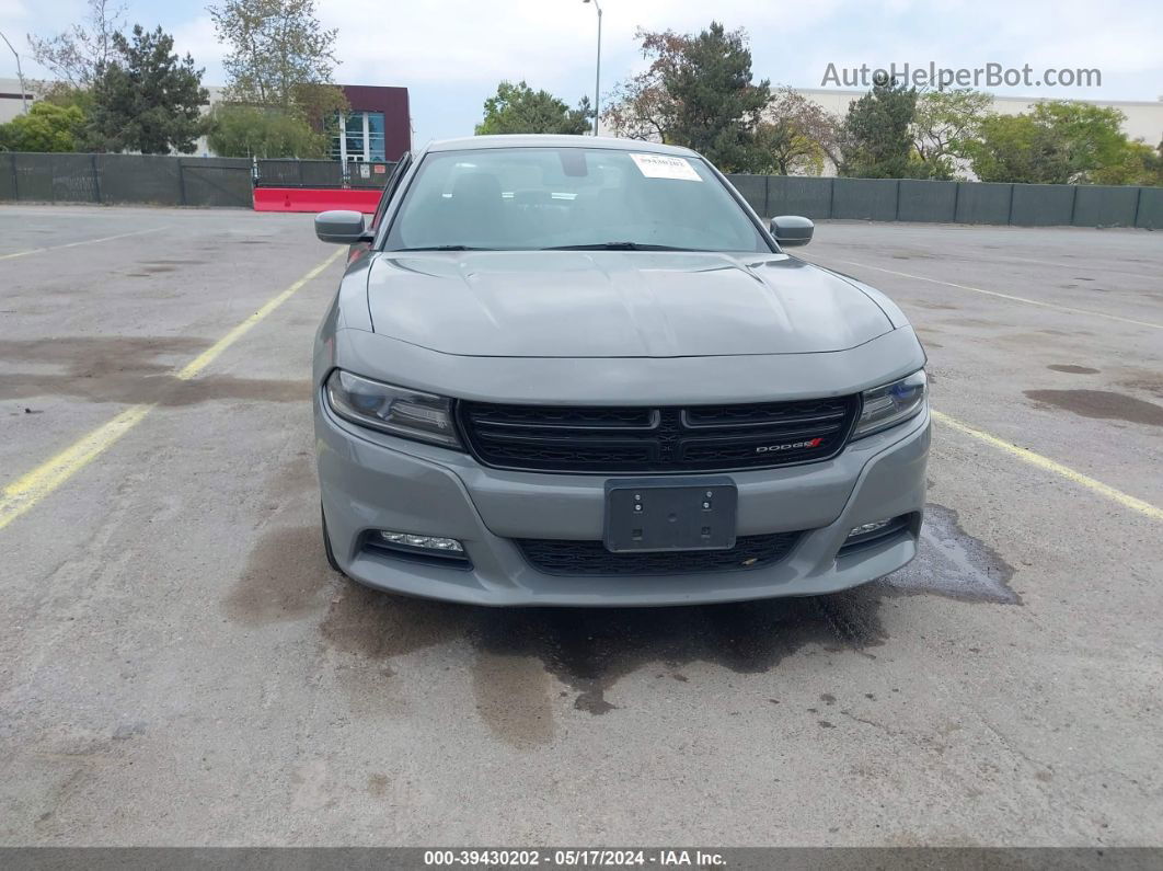 2017 Dodge Charger Sxt Rwd Gray vin: 2C3CDXHG7HH659751