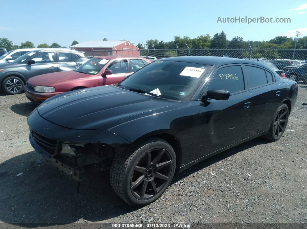 2018 Dodge Charger Sxt Plus Черный vin: 2C3CDXHG7JH152080